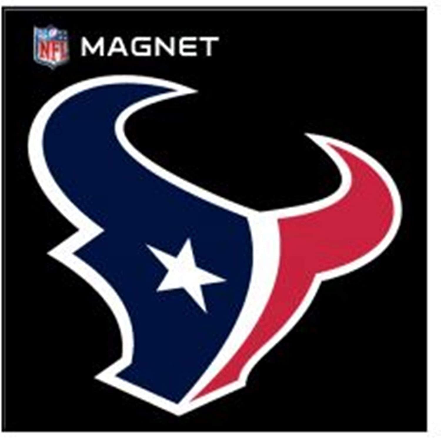 Stockdale Houston Texans SD 6" Logo Magnet Die Cut Vinyl Auto Home Heavy Duty Football 1