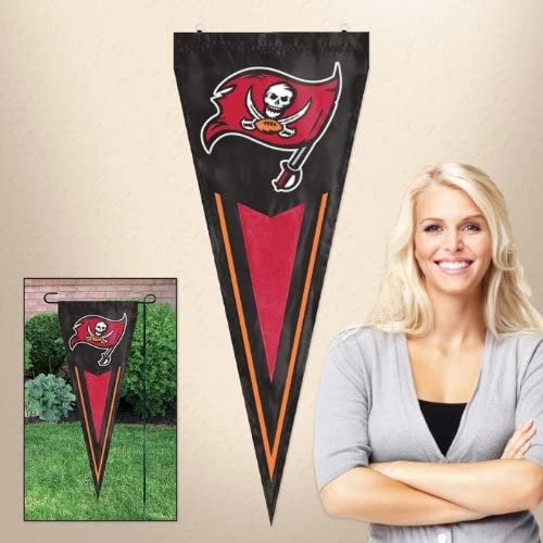Tampa Bay Buccaneers 14x34 Inch Garden Flag Banner Yard Pennant Design Embroidered Outdoor 3