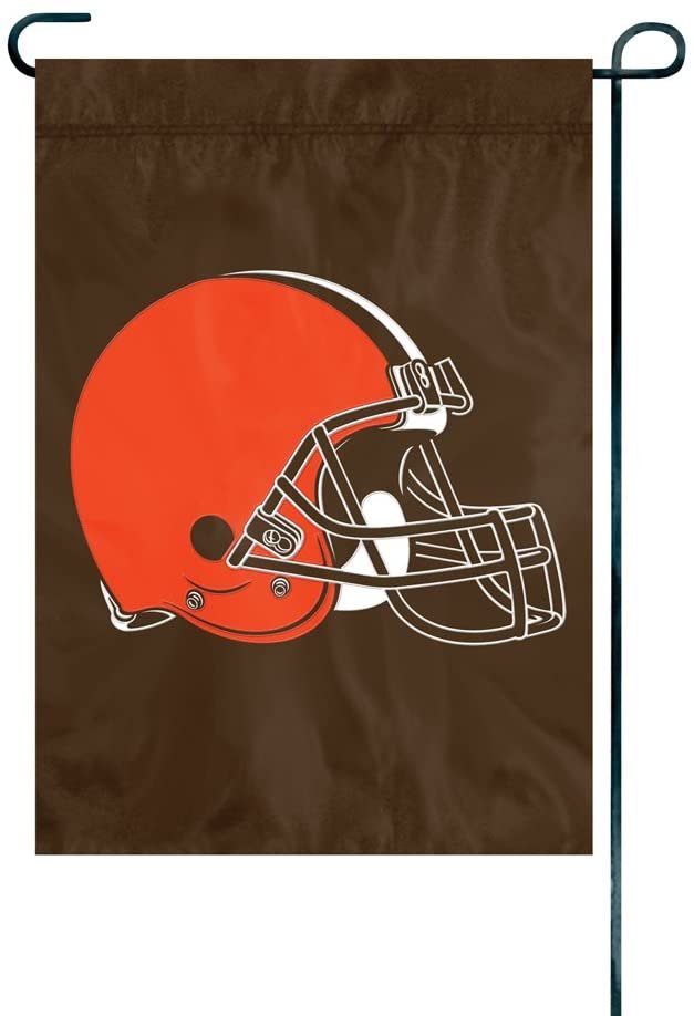 Cleveland Browns Premium Garden Flag Banner Applique Embroidered 12.5x18 Inch 2