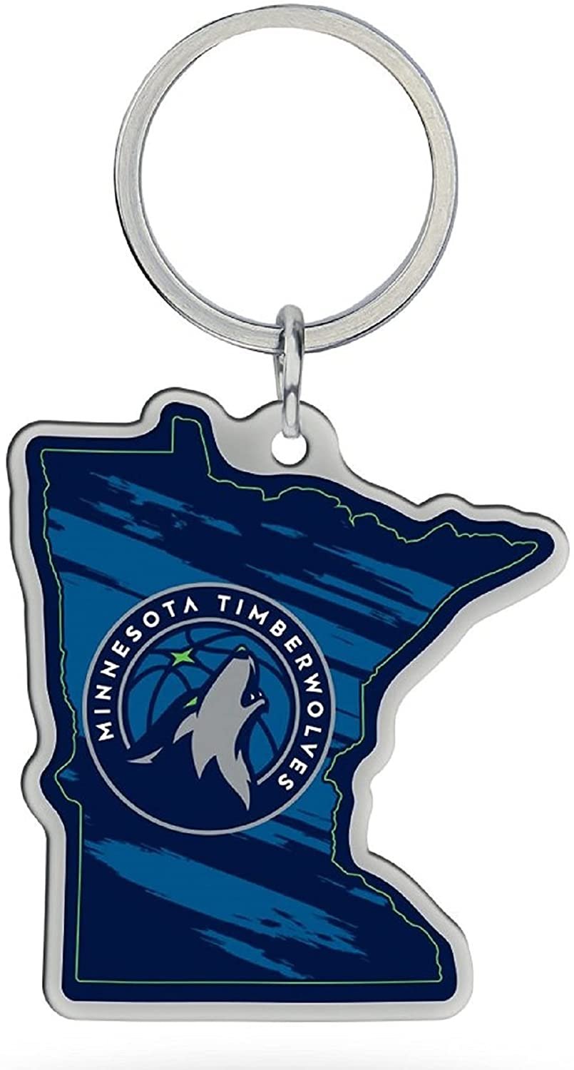 Rico NBA Timberwolves - Minnesota State Shaped Keychain 1