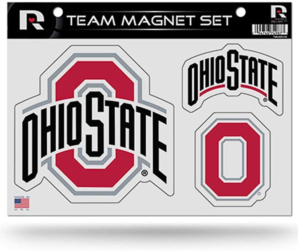 Ohio State University Buckeye Multi Magnet Sheet Shape Cut 8x11 Inch