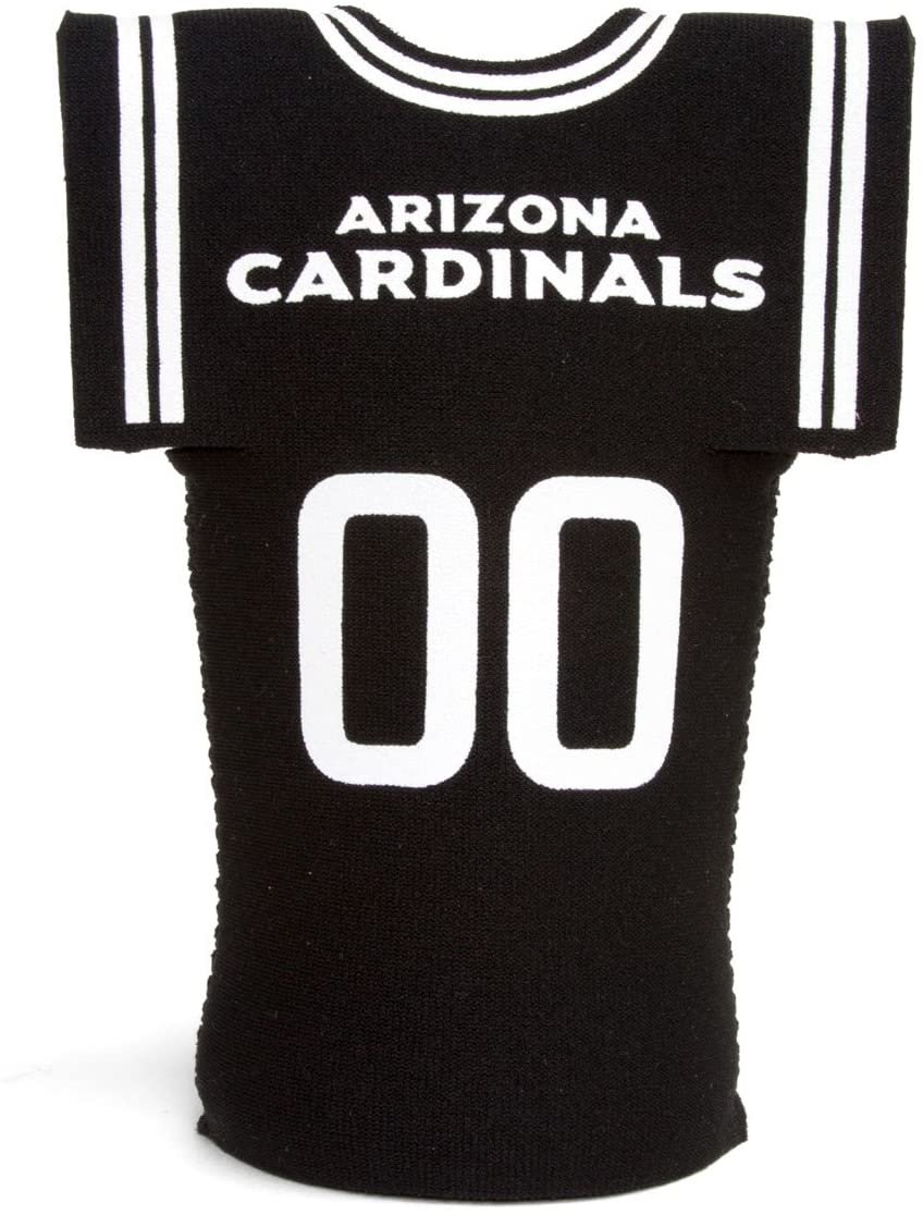 Arizona Cardinals 12oz Bottle Beverage Insulator Holder Cooler, Jersey Design 3