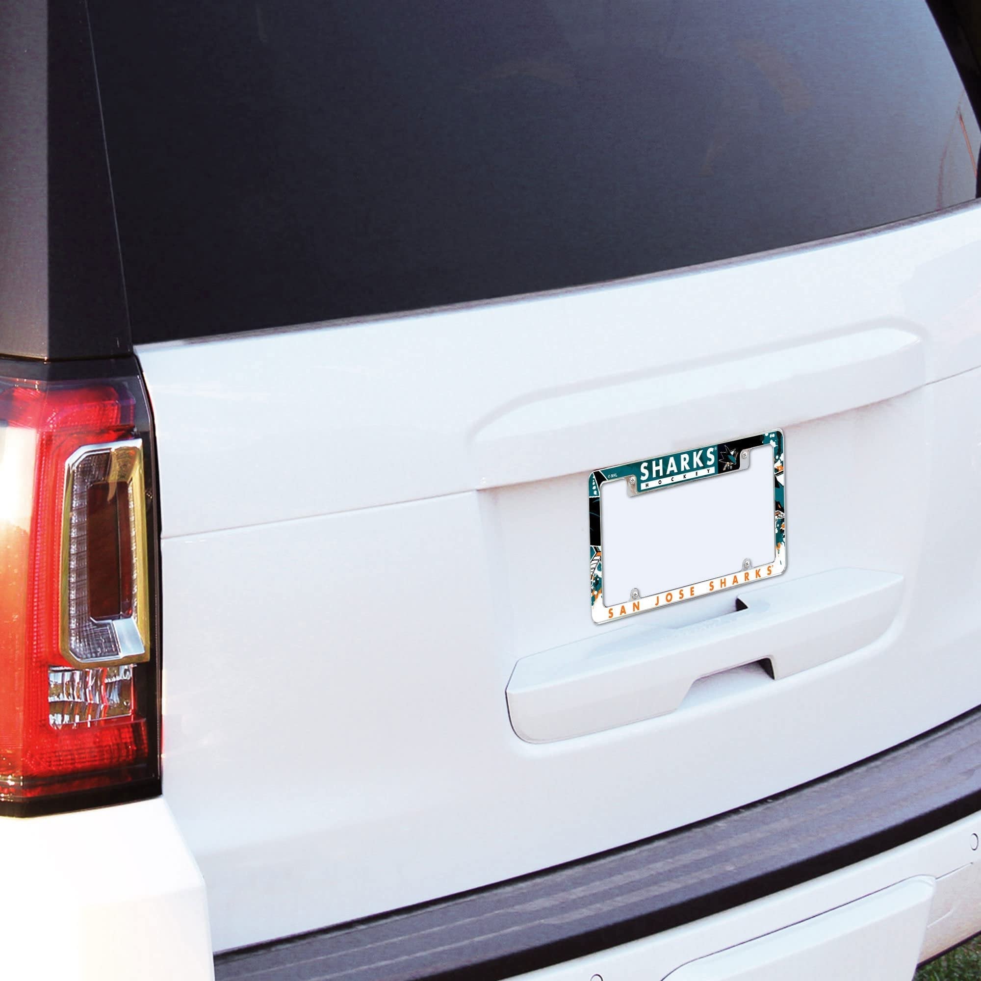 Arizona State University Sun Devils Metal License Plate Frame Chrome Tag Cover, Carbon Fiber Design, 6x12 Inch 4