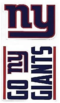 New York Giants Double Up Die Cut 2-Piece Sticker Sheet 2