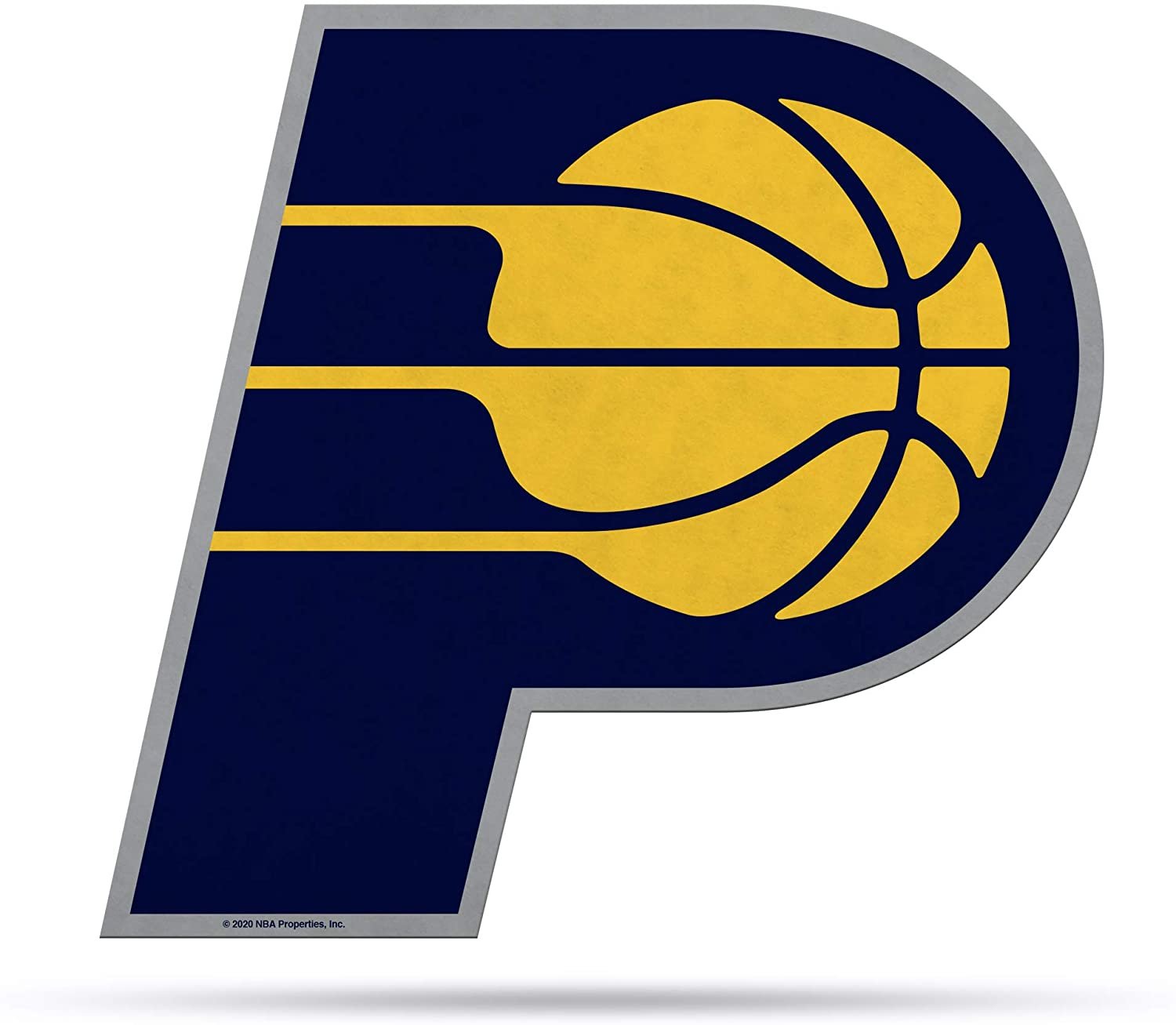 Indiana Pacers Pennant Primary Logo 18 Inch Soft Felt 1