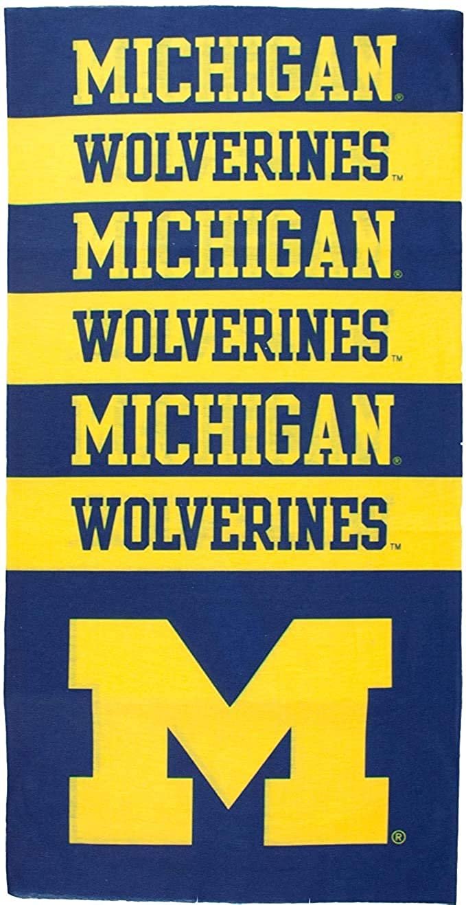 University of Michigan Wolverines Bandana Superdana Ninja Face Mask Neck Gaiter 1
