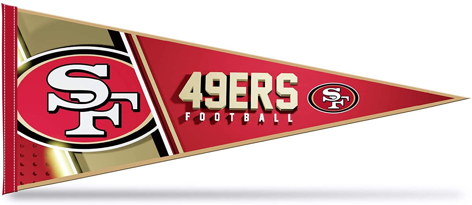 San Francisco 49ers Pennant 12x30 Inch Soft Felt 1
