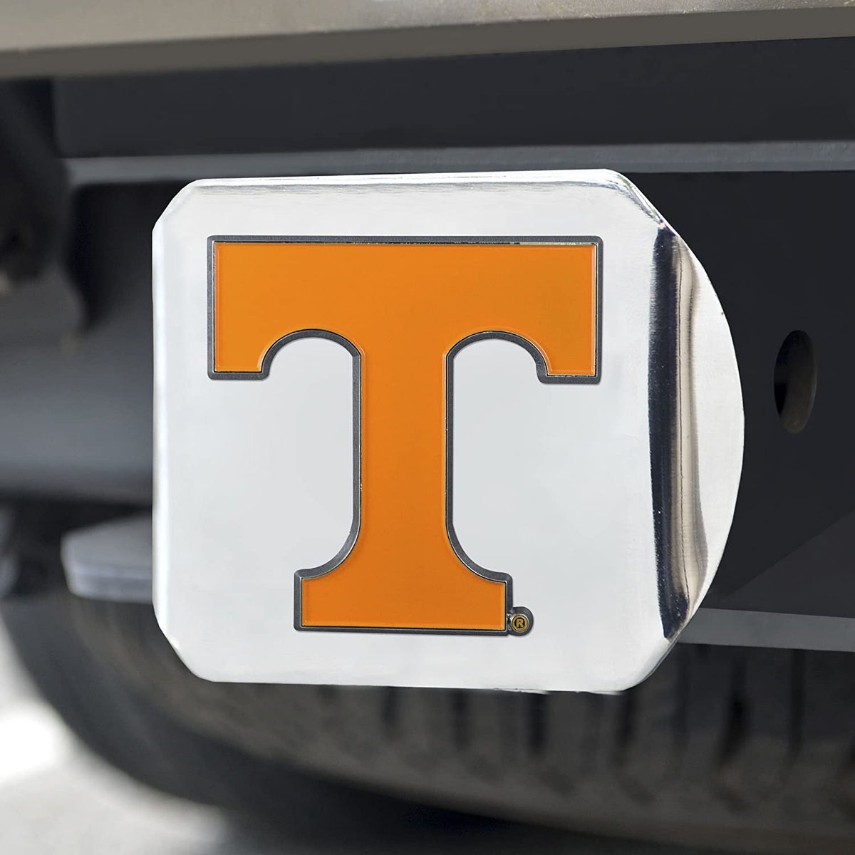 Tennessee Volunteers Hitch Cover Solid Metal with Raised Color Metal Emblem 2" Square Type III University of
