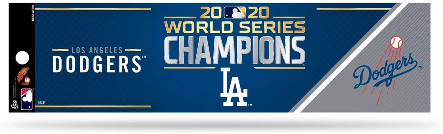 Rico 2020 Los Angeles “LA” Dodgers World Champions Bumper Sticker 1