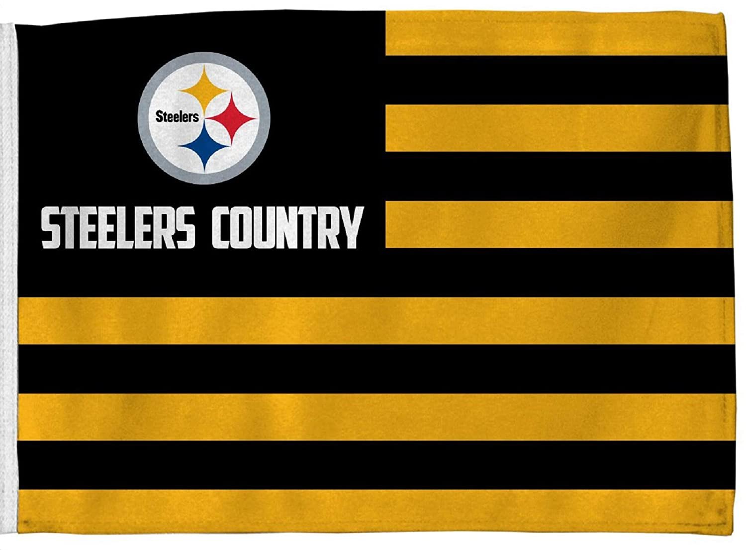 Pittsburgh Steelers Premium 3x5 Feet Flag Banner, Country Design, Metal Grommets, Outdoor Use, Single Sided 1
