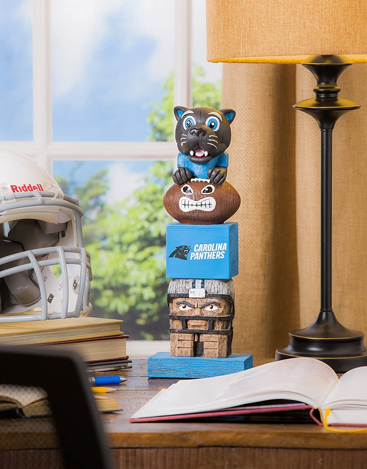 Carolina Panthers 16 Inch Tiki Totem Garden Statue Resin Outdoor Decoration 2