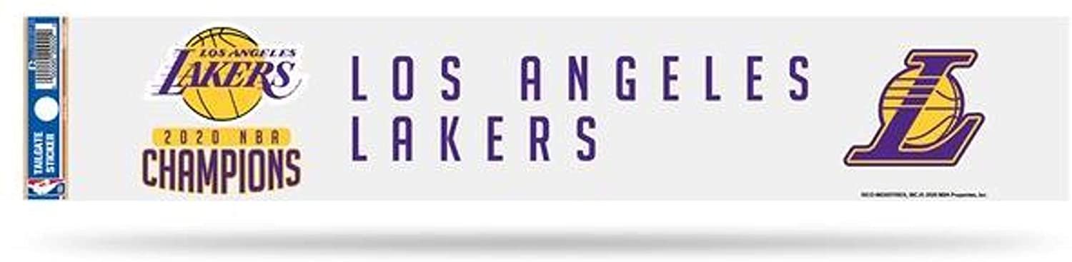 Los Angeles Lakers 2020 Champions Decal Sticker 16 Inch Flat Vinyl Rear Bumper Tailgate Auto Emblem Basketball 1