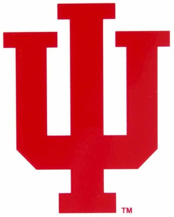 NCAA Indiana Hoosiers Small Static Cling Decal 1