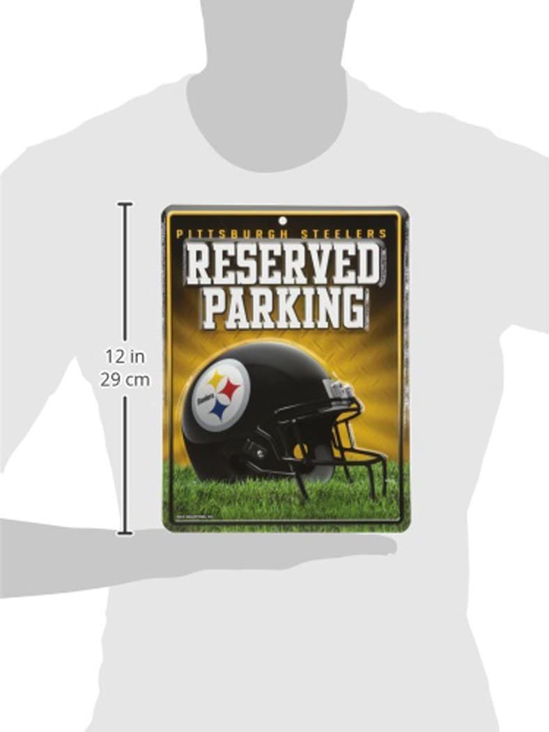 Pittsburgh Steelers Metal Parking Sign