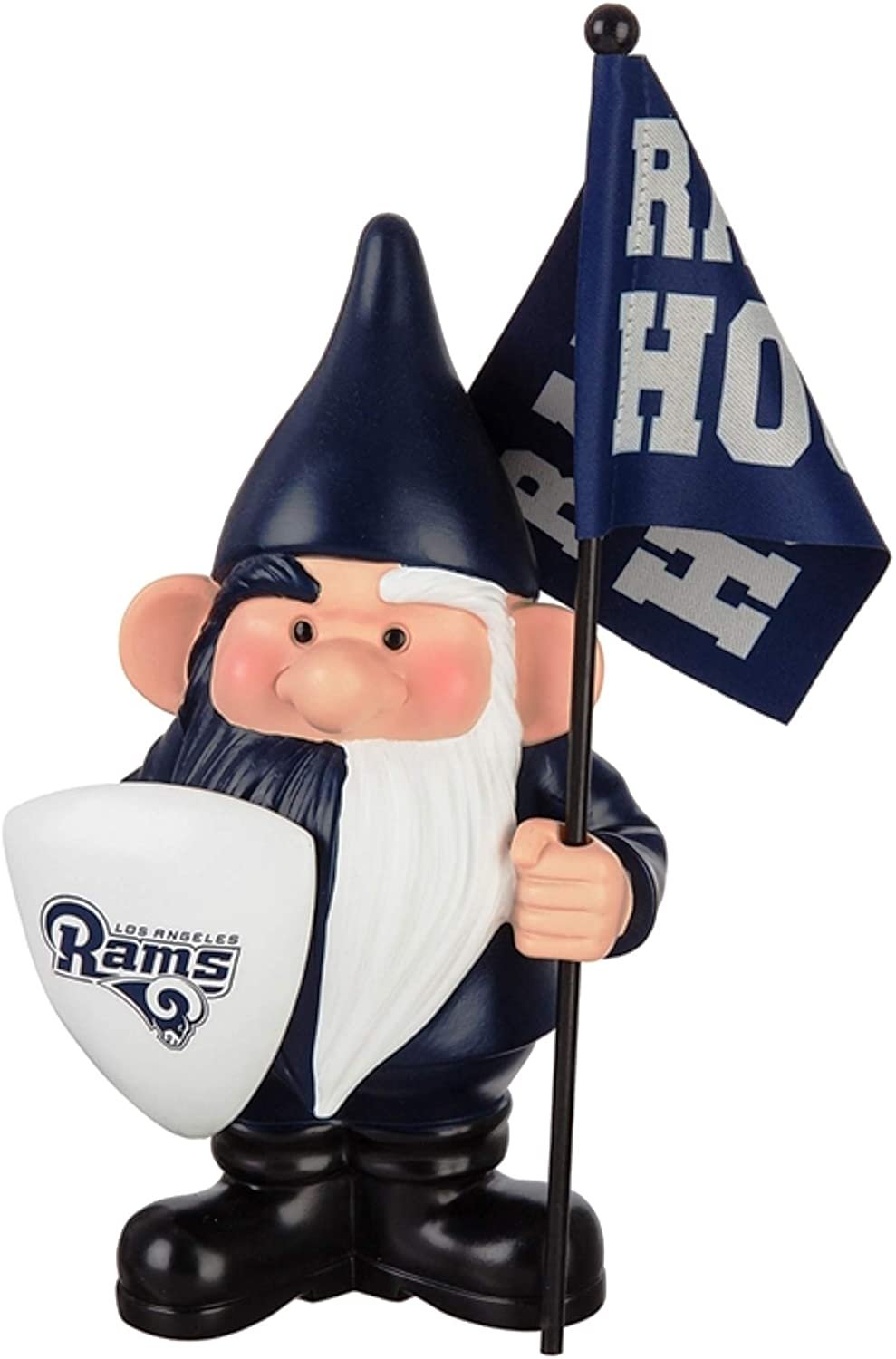 Los Angeles Rams 10 Inch Outdoor Garden Gnome, Includes Team Flag 1