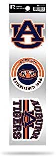 Auburn Tigers 3 Piece Retro Spirit Decals Premium Throwback Stickers