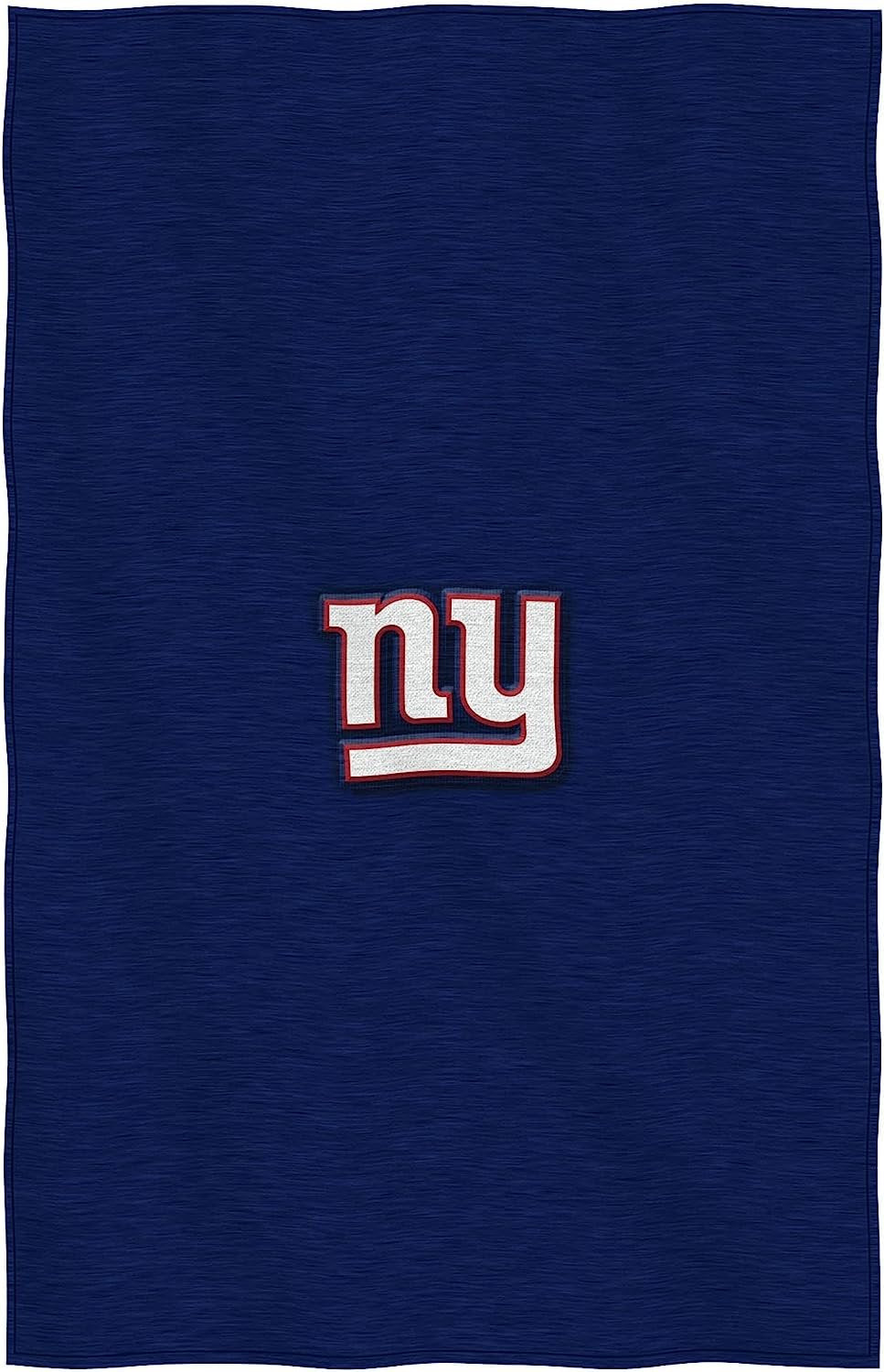 New York Giants Throw Blanket, Sweatshirt Design, Embroidered Logo, Dominate Style, 54x84 Inch 1