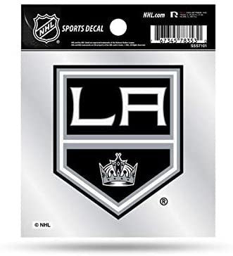 Los Angeles Kings Primary Logo 4x4 Decal Clear Backing