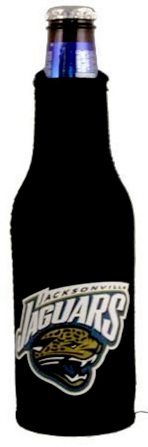 Jacksonville Jaguars 2-Pack Zipper Bottle Neoprene Beverage Insulator Football 1