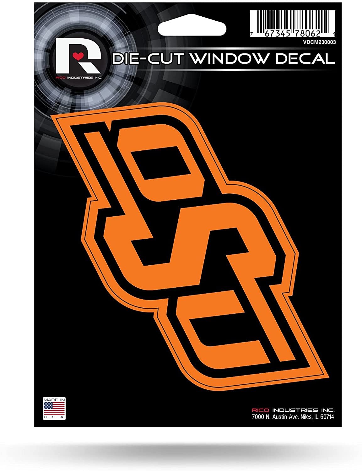 Oklahoma State University Cowboys 5 Inch Die Cut Flat Vinyl Decal Sticker Adhesive Backing 1
