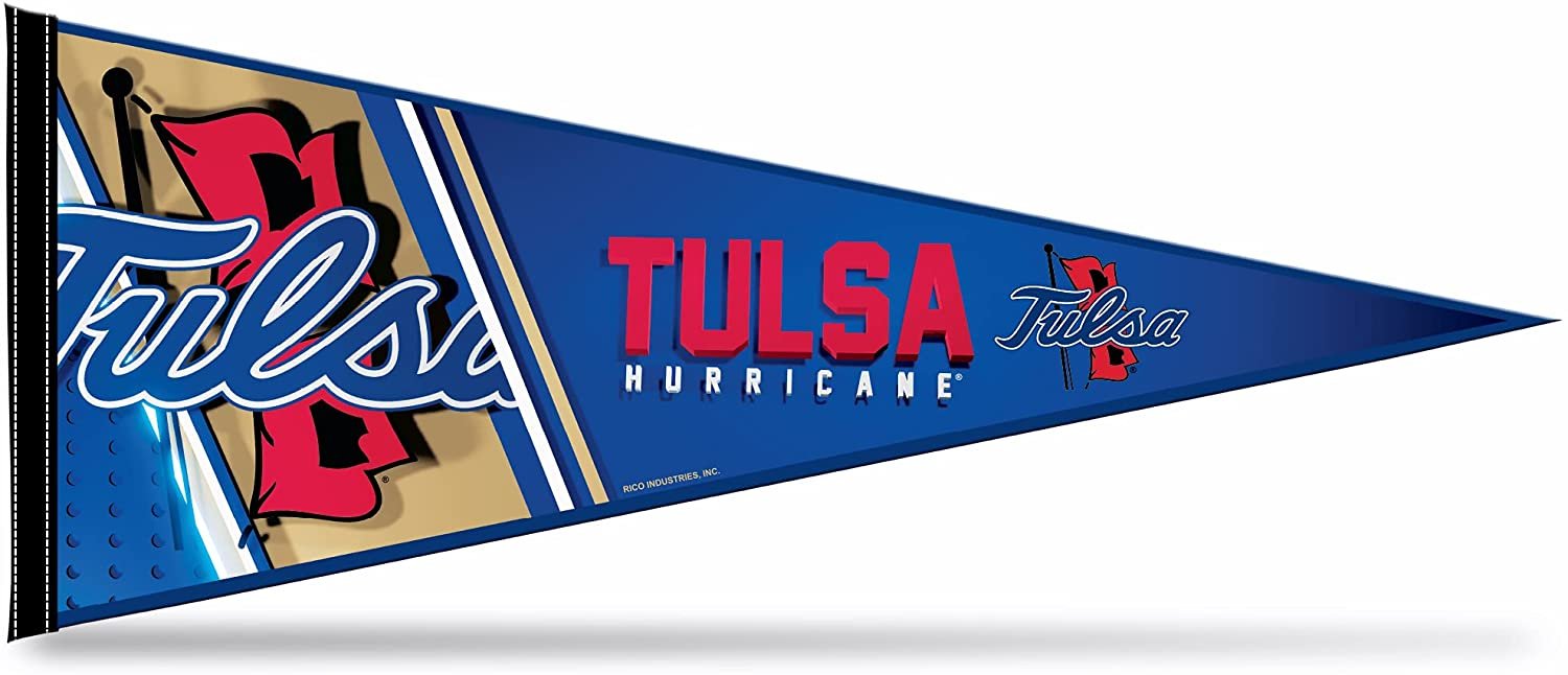 University of Tulsa Golden Hurricane Primary 12" x 30" Soft Felt Pennant