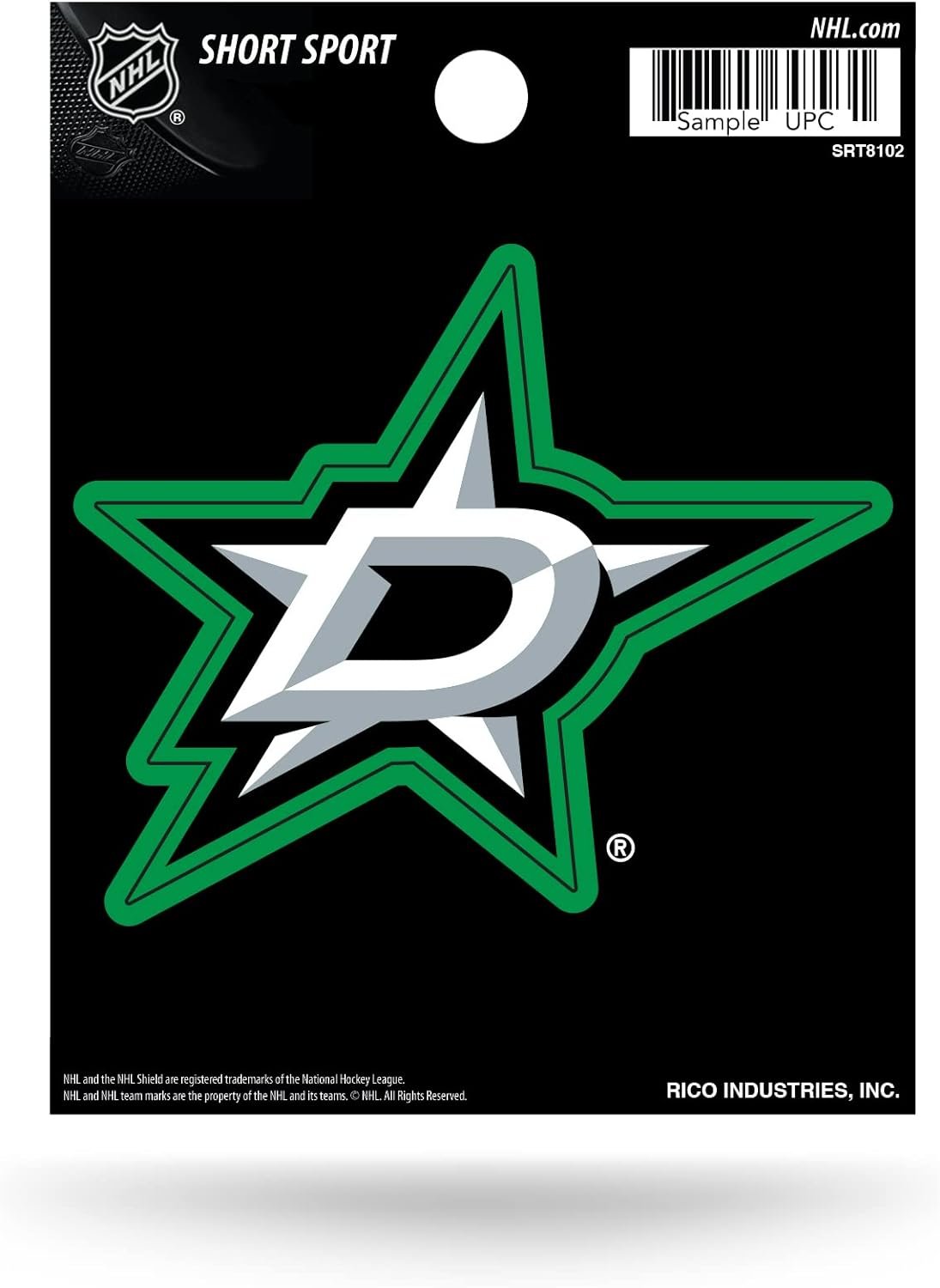Dallas Stars 3 Inch Decal Sticker, Flat Vinyl, Die Cut, Full Adhesive Backing