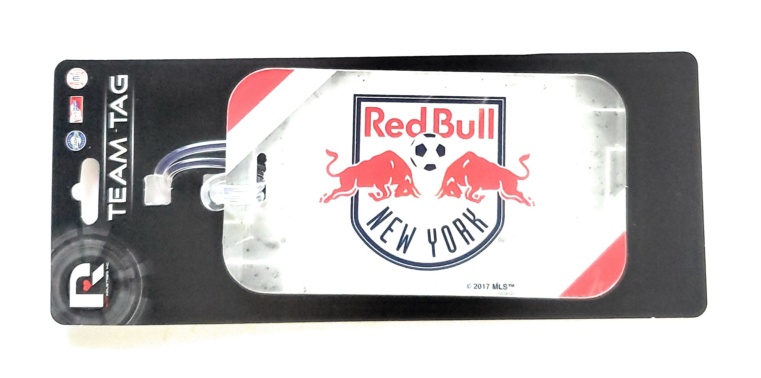New York Red Bulls Luggage Bag Tag Identification Holder MLS Soccer 1