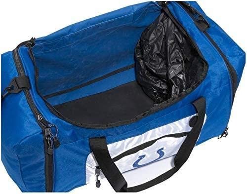 Officially Licensed NFL Indianapolis Colts "Roadblock" Duffel Bag, Black, 20" x 11.5" x 13" 2