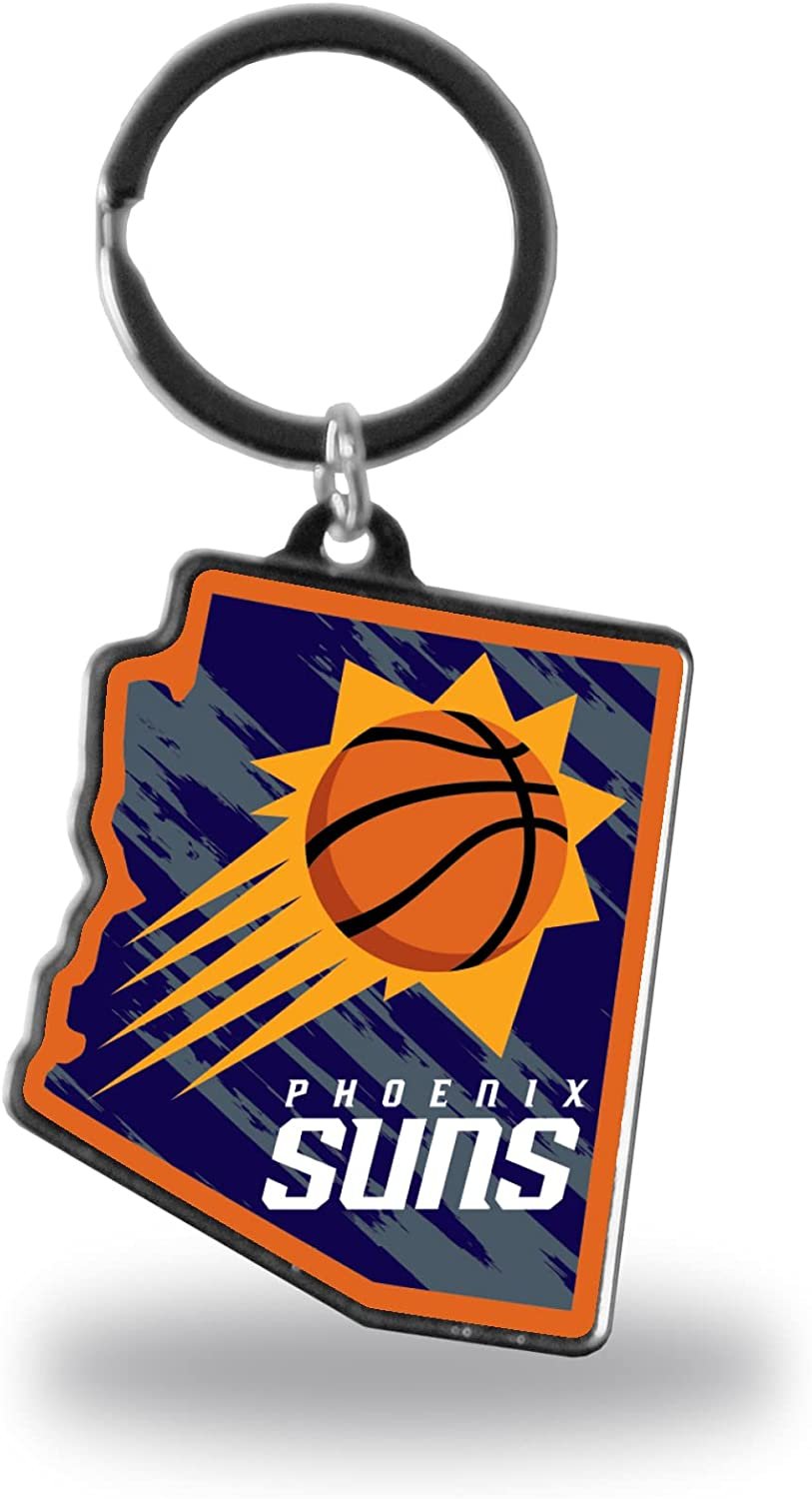 Phoenix Suns State Shape Keychain 1