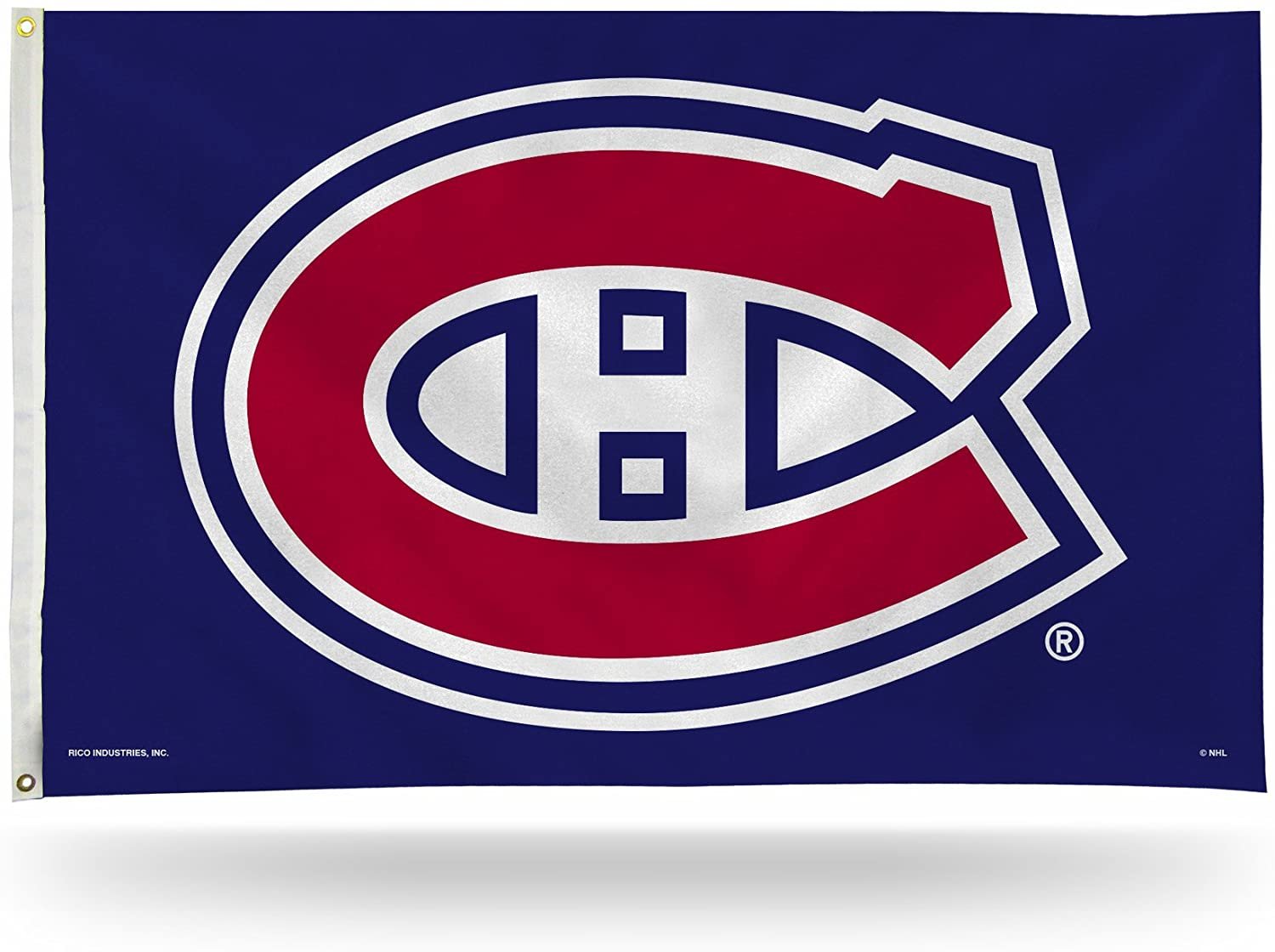Montreal Canadiens Premium 3x5 Feet Flag Banner, Logo Design, Metal Grommets, Outdoor Use, Single Sided