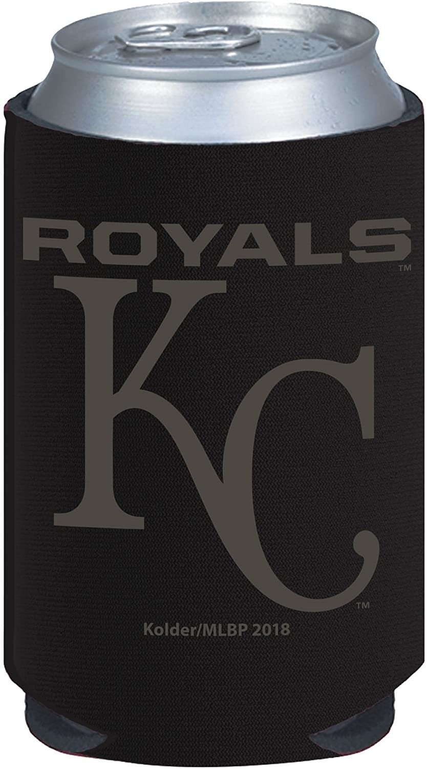Kansas City Royals 2-Pack Black Tonal CAN Beverage Insulator Neoprene Holder Cooler Baseball 1