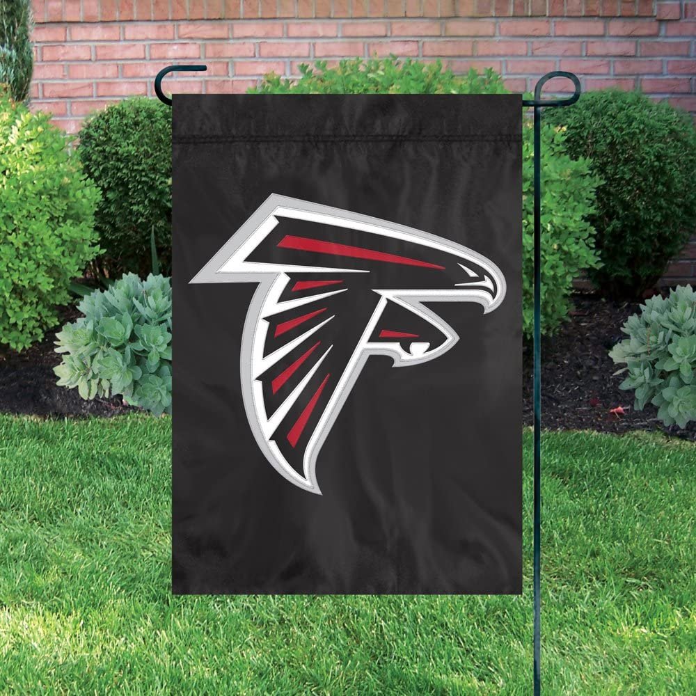 Atlanta Falcons Premium Garden Flag Banner Applique Embroidered 12.5 x 18 Inches 3