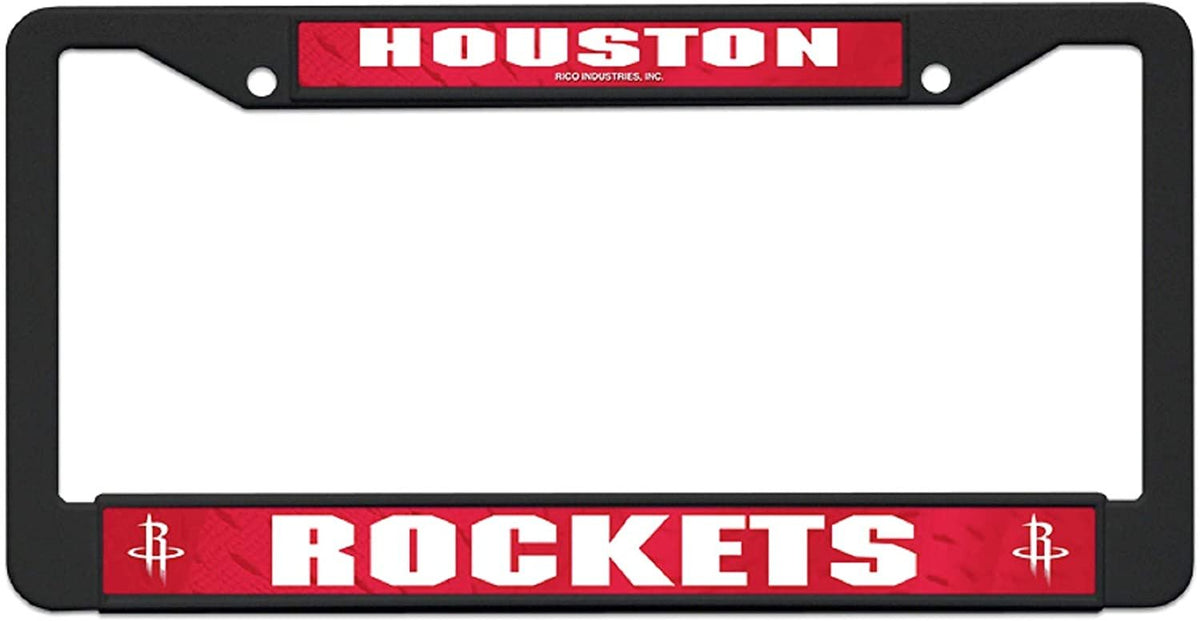 NBA Rockets Plastic Frame, Black, 15 x 8 1