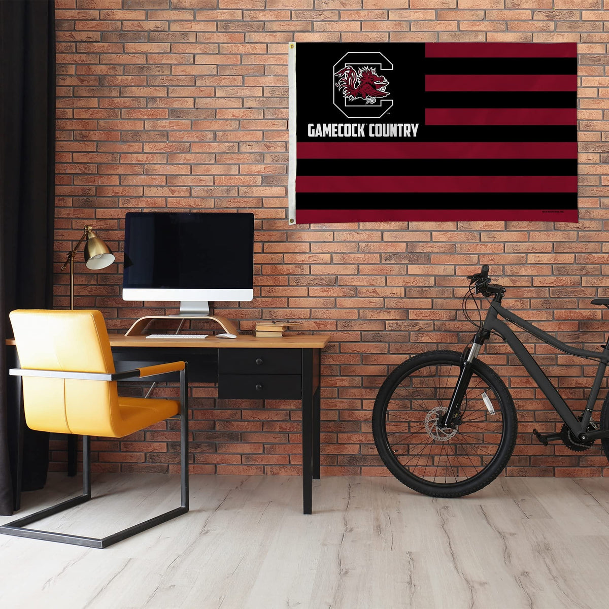Rico Industries NCAA South Carolina Gamecocks Country 3' x 5' Banner Flag 3' x 5' Banner Flag Single Sided - Indoor or Outdoor - Home Décor