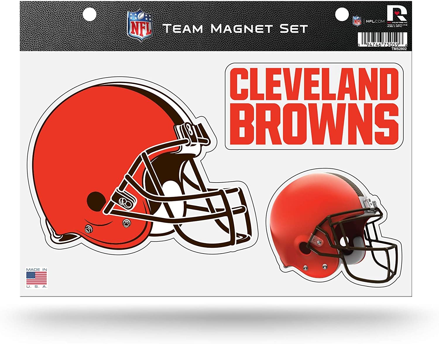 Cleveland Browns Die Cut Team Magnet Set Sheet 1