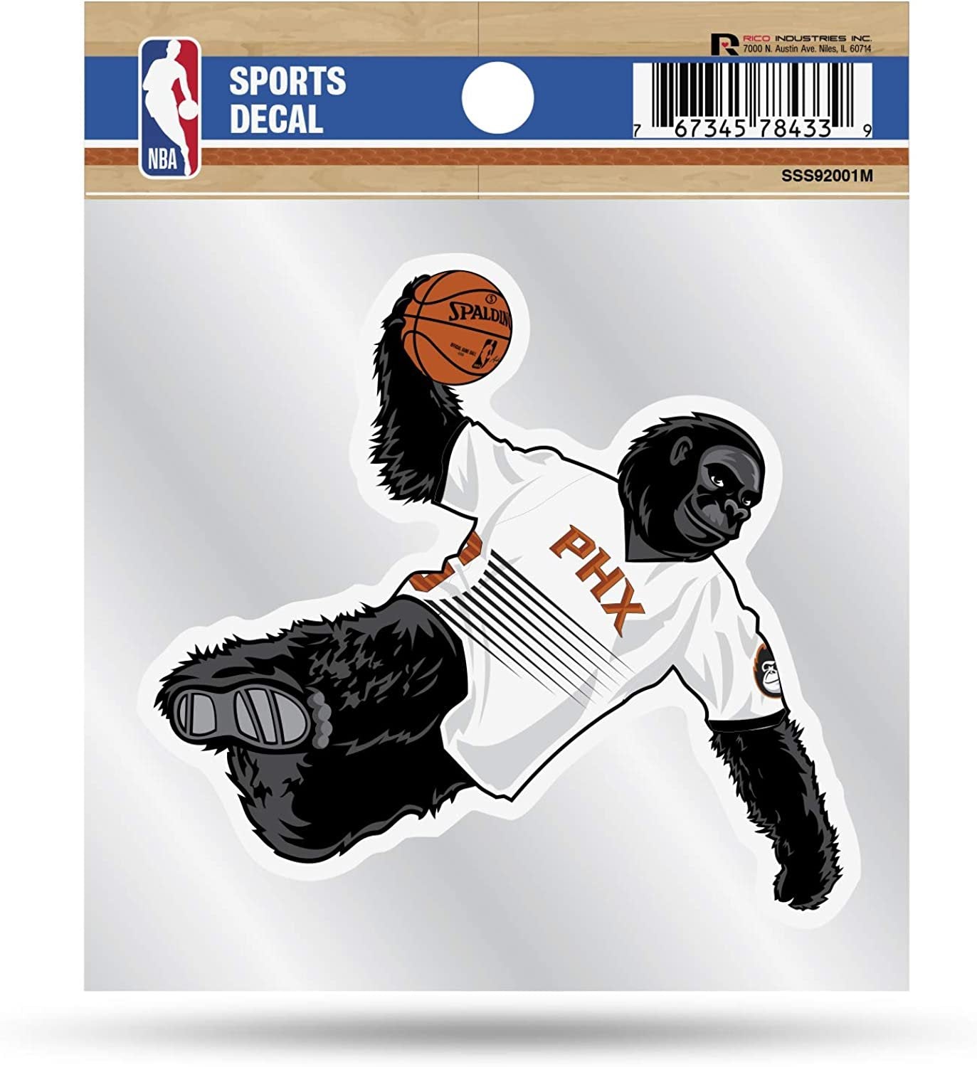 Phoenix Suns 4x4 Decal Sticker Mascot Logo Premium with Clear Backing Flat Vinyl Auto Home NBA 1