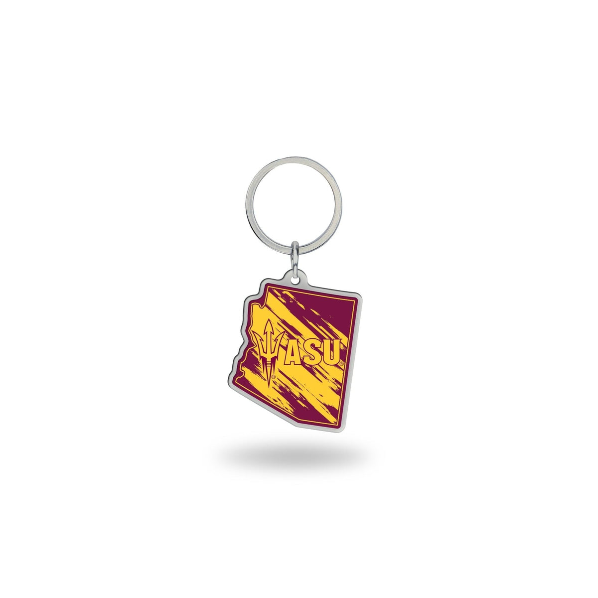 Rico Industries NCAA Iowa State Cyclones State Shape Keychain