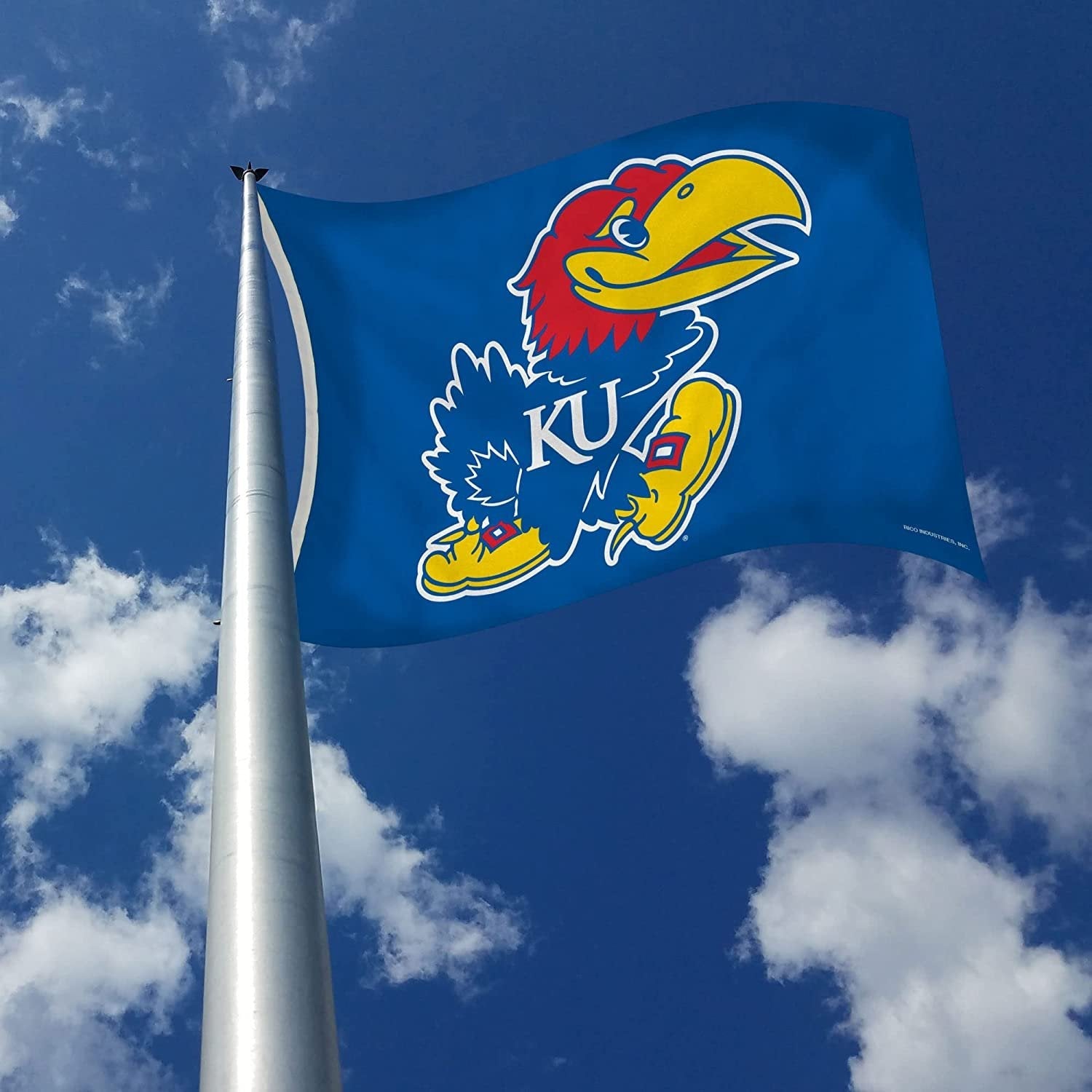 University of Kansas Jayhawks Premium 3x5 Flag Banner Metal Grommets Outdoor Indoor 3