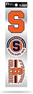 Syracuse Orange 3 Piece Retro Spirit Decals Premium Throwback Stickers 1