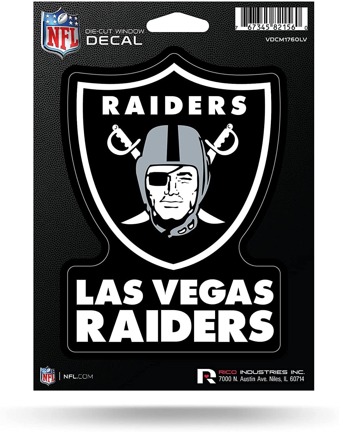 Las Vegas Raiders 5 Inch Die Cut Flat Vinyl Decal Sticker City Name Adhesive Backing 1