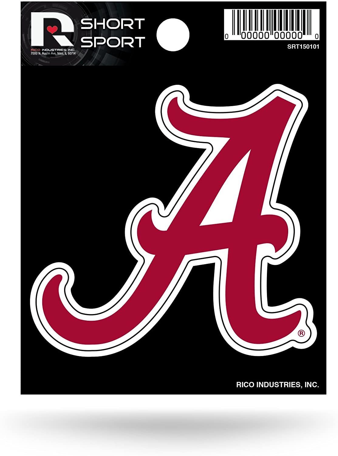University of Alabama Crimson Tide 3 Inch Decal Sticker Die Cut Flat Vinyl Full Adhesive Backing