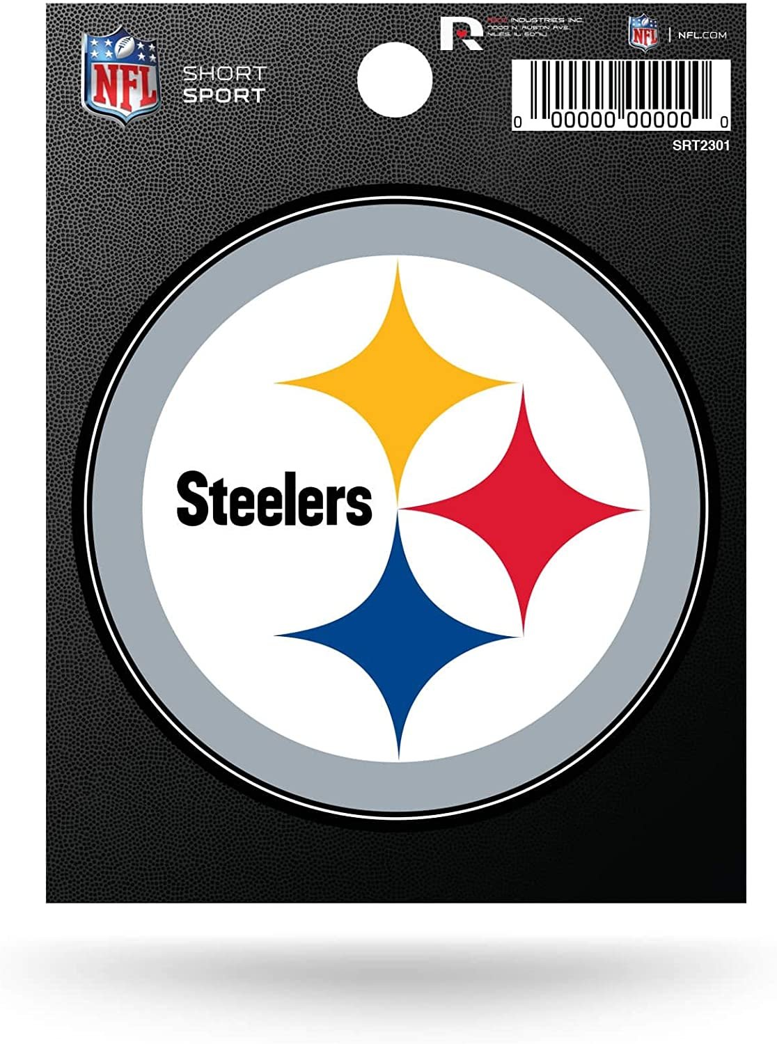 NFL Pittsburgh Steelers Die Cut Team Logo Short Sport Sticker 1