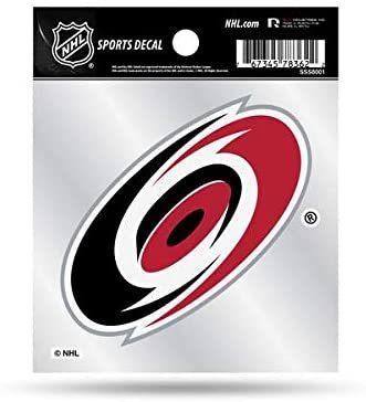 Carolina Hurricanes Primary Logo 4x4 Decal Clear Backing