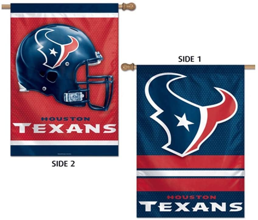 Houston Texans Premium Double Sided Banner Flag, 28x40 Inch, Outdoor Use, Top Sleeve 1