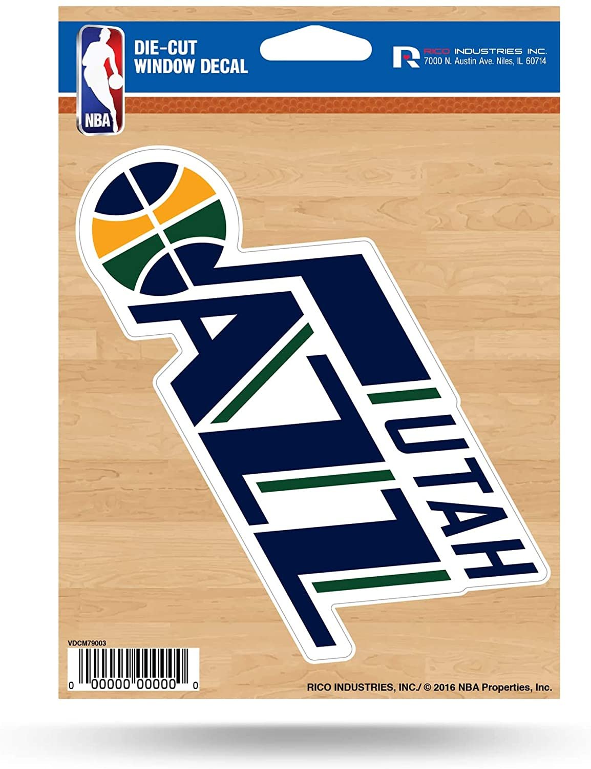 Utah Jazz 5 Inch Decal Sticker Die Cut Flat Vinyl