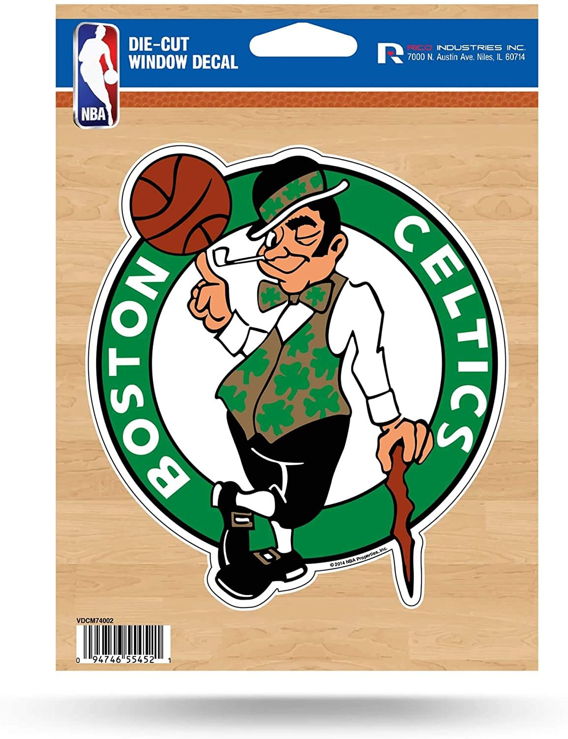 Boston Celtics 5 Inch Decal Sticker Die Cut Flat Vinyl