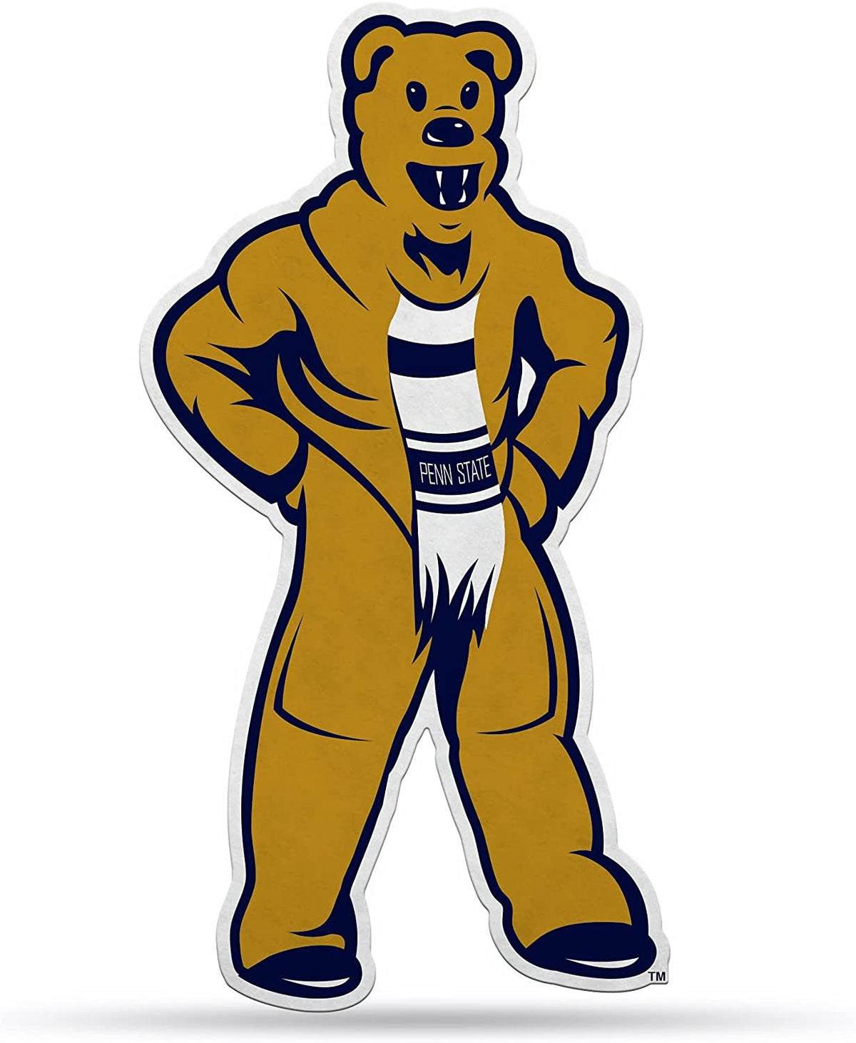 Penn State University Nittany Lions Soft Felt Pennant, Mascot Design, Shape Cut, 18 Inch, Easy To Hang 1