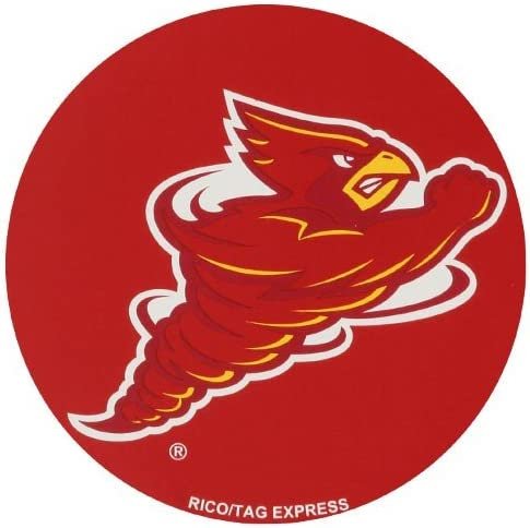 Iowa State University Cyclones 4 Inch Round Sticker Decal Flat Vinyl Full Adhesive Backing 3