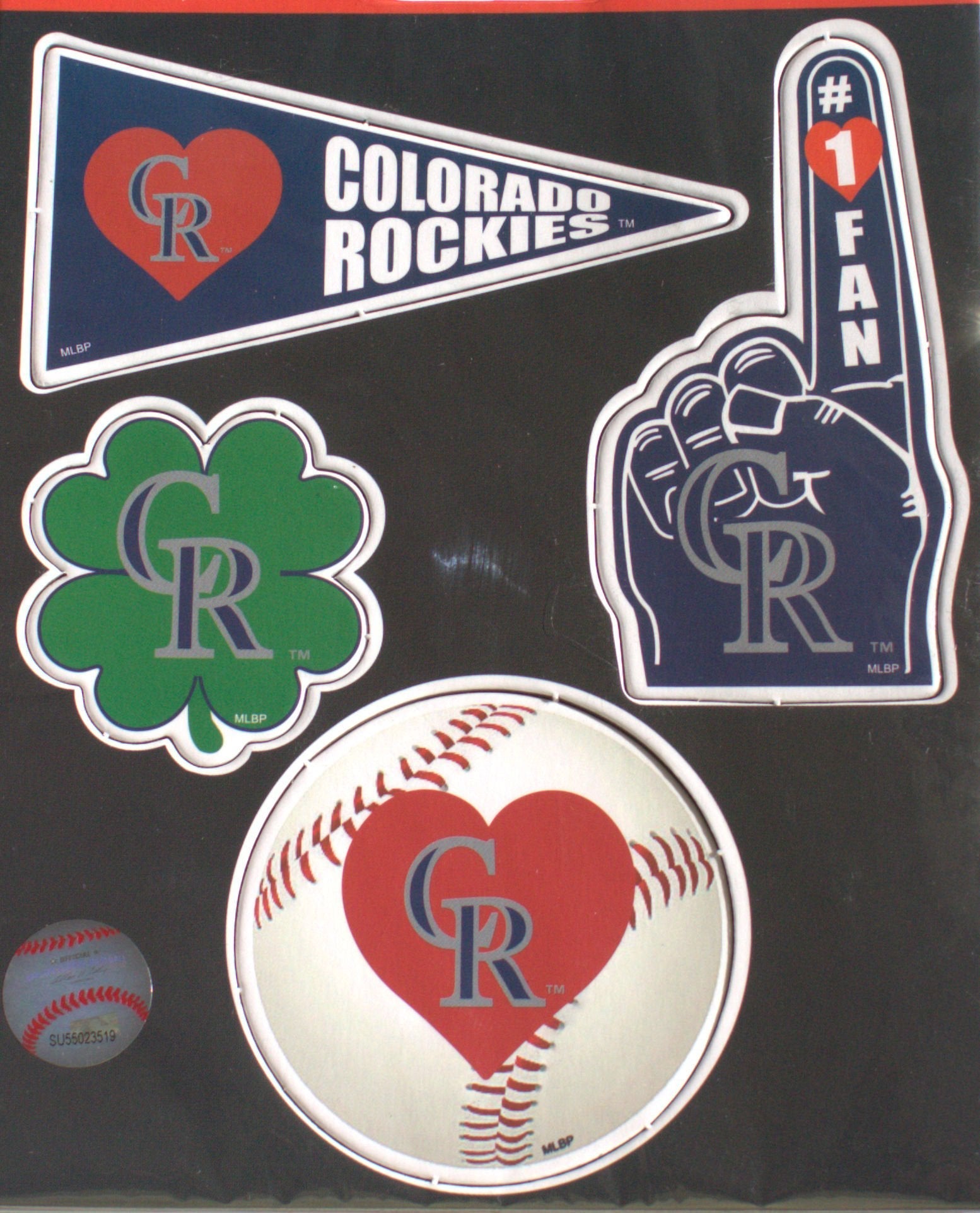 Colorado Rockies 4 Piece Team Magnet Set 1