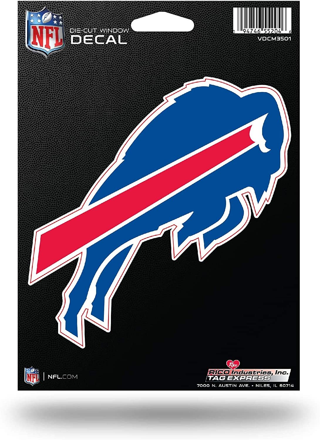Buffalo Bills 5 Inch Die Cut Decal Sticker Full Adhesive Backing